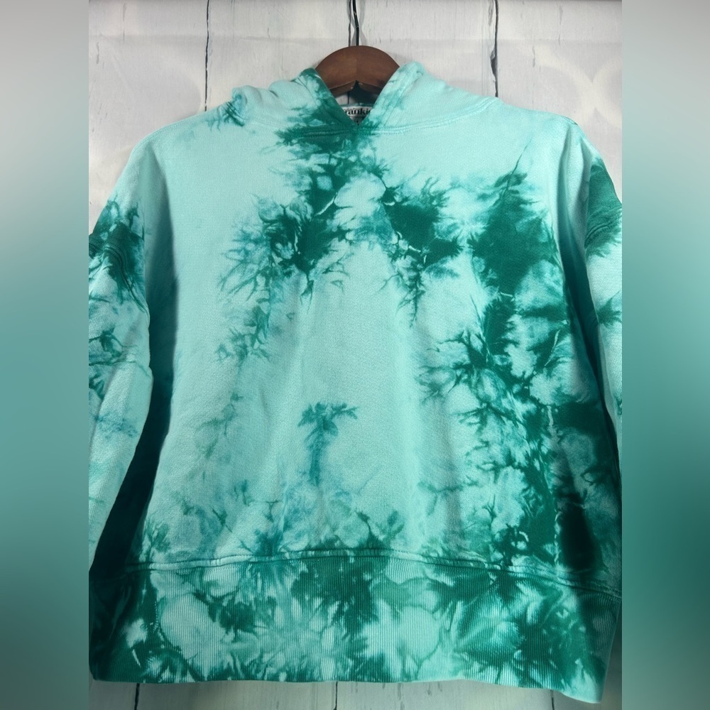 Frankie's Bikinis Burl Sweatshirt Womens Hoodie Tie Dye Long Sleeve Outdoor Sz M - Picture 8 of 10